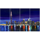Design Art Toronto At Night - Art on Canvas, 16 x 32 (PT2017-32-16)-Print
