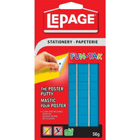 LePage Fun Tak Adhesive Putty, 56 g, Blue-Removable, reusable alternative to tape, tacks, nails, staples, pins and paste