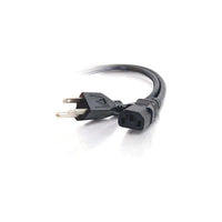C2G 9482 15' Power Cord-C13 IEC and NEMA 5-15 Male ports for efficient connection