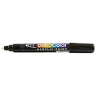 JAM Paper Marvy Uchida Acrylic Paint Marker - Chisel Tip - Black-Black Paint Marker