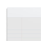 TRU RED Wide Ruled Notepad - 8.5" x 11.75" - White - 50 Sheets/Pad - 12 Pack-Wide ruled pads are great for keeping writing neat and legible