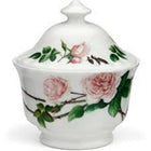 Roy Kirkham David Austin English Rose Sugar Bowl with Lid & Creamer Set-Bone China