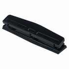 JAM Paper Metal 3 Hole Punch - Black - 10 Sheet Capacity-Color: Black