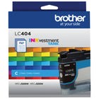 Brother Genuine LC404CS Standard-Yield Cyan Ink Cartridge-Professional colour inkjet print quality you can consistently rely on for up to 750 pages