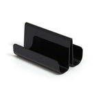 TRU RED 2 Compartment Business Card Holder - Black-Holds up to 50 business cards