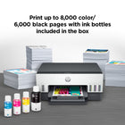 HP Smart Tank 6001 All-in-One Printer-Copy Speed: Black (ISO): Up to 11 cpm, Color (ISO): Up to 5 cpm