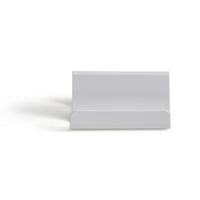 TRU RED 2 Compartment Business Card Holder - White-Display and hold your business cards in a professional manner