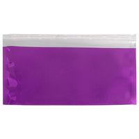 JAM Paper #10 Foil Envelopes with Self Adhesive Closure, 4 1/8 x 9.5, Purple, 100 Pack (01324895B)-Purple