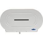 Frost Twin Jumbo Roll Dispenser, White Epoxy Finish (170)-Width - 20.5"