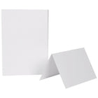 JAM Paper Blank Foldover Cards, A6 size, 4.63 x 6.25, White, 100 Pack (309923cg)-White