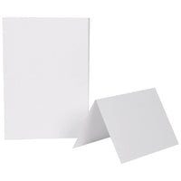 JAM Paper Blank Foldover Cards, A6 size, 4.63 x 6.25, White, 100 Pack (309923cg)-White