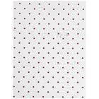JAM Paper Handmade Folders, White with Burgundy Dots, 12 Pack (9935980dg)-White
