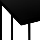 Monarch Specialties 3467 Accent Table - 25"H/Black/Black Metal-10