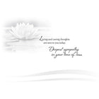 Millbrook Studios 5-3/8" x 7-3/4" With Sympathy Greeting Cards and Envelopes, 18 Pack (06829)-Card shop quality greeting cards