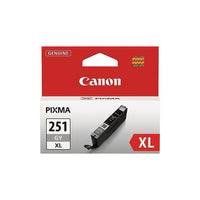 Canon CLI-251XL Gray Ink Tank, High-Yield-Save time and money with this high-yield (XL Series) tank compared to standard one