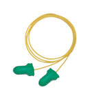 Disposable Foam Ear Plugs - Corded - 100 Pack-These earplugs feature a contoured T-shape and expand easily