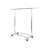 Can-Bramar 48" Collapsible Garment Rack, Chrome-Collapsible