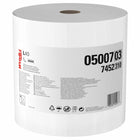 WypAll - Essuie-mains très absorbants PowerClean L40 - rouleau géant - chiffon à usage limité - blancs -750 feuilles/rouleau, 1 rouleau géant d’essuie-mains très absorbants WypAll PowerClean L40/caisse, 750 feuilles/caisse