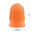 Westcott Heavy Duty Non-Ventilated Fingertips - X-Large - 12 Pack-Deluxe-grade rubber