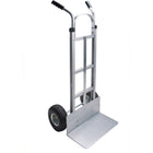 Kleton Knocked Down Hand Truck, Dual Handle, Aluminum, 52" Height, 500 Lbs. Capacity (MN031)-Capacity: 500 lbs.