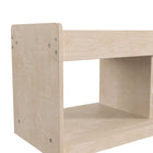 Flash Furniture - Unite de rangement modulaire ouverte Bright Beginnings de qualite commerciale à double face en bois pour salle-Les bords superieurs sureleves empêchent les objets de tomber
