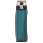 Thermos Tritan Water Bottle - 710ml - Teal Green-Flip-up lid with locking ring is leak-proof when locked and properly assembled