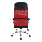 TygerClaw High Back Mesh Office Chair (TYFC22016)-Heavy duty chromed steel base with durable multi-surface dual wheel casters