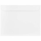 JAM Paper 10" x 13" Booklet Strathmore Envelopes - Bright White Wove - 25 Pack-Colour: White