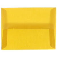 JAM Paper A2 Invitation Envelopes, 4.38 x 5.75, Gold Translucent Vellum, 100 Pack (PACV617g)-Gold