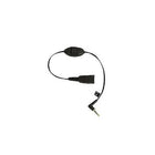 Jabra Quick Disconnect to 2.5mm Jack Cord with Push-to-Talk (8800-00-55)-To connect a Jabra Quick Disconnect headset to phones with a 2.5 mm jack interface