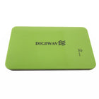 Digiwave 9000mAh Portable Smart Power Bank, 0.4" x 5" x 3", Green-Durable, express charging, portable, fashionable, recharge anytime anywhere, no disconnection issue
