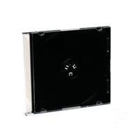 Verbatim CD/DVD Slim Jewel Cases, Black, 200 Pack-CD/DVD Jewel cases