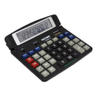 Victor 12-Digit Professional Desktop Calculator - Black-Operates on solar power with battery backup