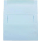 JAM Paper A7 Invitation Envelopes, 5.25 x 7.25, Brite Hue Baby Blue Recycled, 250 Pack (155628H)-Blank interior for personalized message