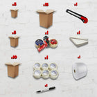 Canpaco Moving Kit For Apartment - 12" L x 12" W x 12" H-10 small boxes (12"H x 12"W x 12"D)