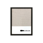Quartet - Tableau combiné à grille magnétique effaçable à sec Home Décor - 14 po H x 11 po l - noir-Affichez des rappels ou écrivez sur le côté magnétique, épinglez des notes sur le côté d'affichage
