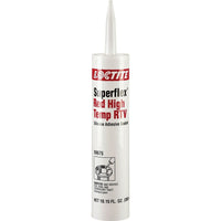 Loctite Superflex High Temp Rtv Silicone Adhesive Sealant, 300 Ml, Cartridge, Red - 4 Pack-Colour: Red