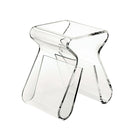 Umbra Magino Stool With Magazine Rack - Clear-Magino is an acrylic table that functions as a sturdy stool or clear side table with built-in magazine storage, but also works great as a side table