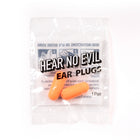 Forcefield "Hear No Evil" 32db Disposable Foam Uncorded Ear Plugs - 200 Pack-Orange PU