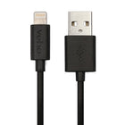 Veho VPP-601-20CM Pebble MFi Lightning Cable, 20 cm, Black-Compatible with all Apple lightning configured devices (iPhones, iPads)