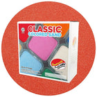 Sandtastik Classic Coloured Sand, 25 lb (11.3 kg) Box, Coral-Fine grain with natural sparkle throughout