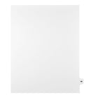 Mark Maker Legal Exhibit Index Tab White Single Tabs, 1/15th Cut, Letter Size, No Holes, Number 89, 25 Pack-White Single Tabs, 1/15th Cut