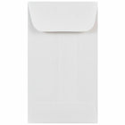 JAM Paper #3 Coin Envelopes, 2.5 x 4.25, White, 1000 Pack (01623183B)-White