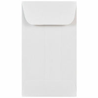 JAM Paper #3 Coin Envelopes, 2.5 x 4.25, White, 1000 Pack (01623183B)-White