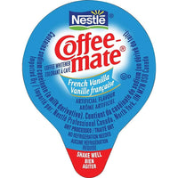 Nestle Coffee-mate Coffee Whitener Singles, French Vanilla, 180 Pack-Blends quickly and completely