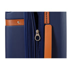 Champs Vintage 21" Hardside Carry-on Luggage - USB Port - Navy-TSA Locks