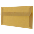 JAM Paper #10 Business Translucent Vellum Envelopes - 4.125" x 9.5" - Earth Brown - 50 Pack-Size: #10 (4.13 x 9.5 inches)