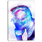 Designart Thoughts of Time Street Art Canvas Artwork, (PT3602-24-40)-Print