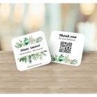 Avery Clean Edge Square Business Cards - 2-1/2" W x 2-1/2" L - Matte White - 180 Pack-Laser and inkjet compatible