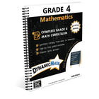 Dynamic Math Workbook Atlantic - Grade 4-Workbook contains instructions, examples, and practice questions